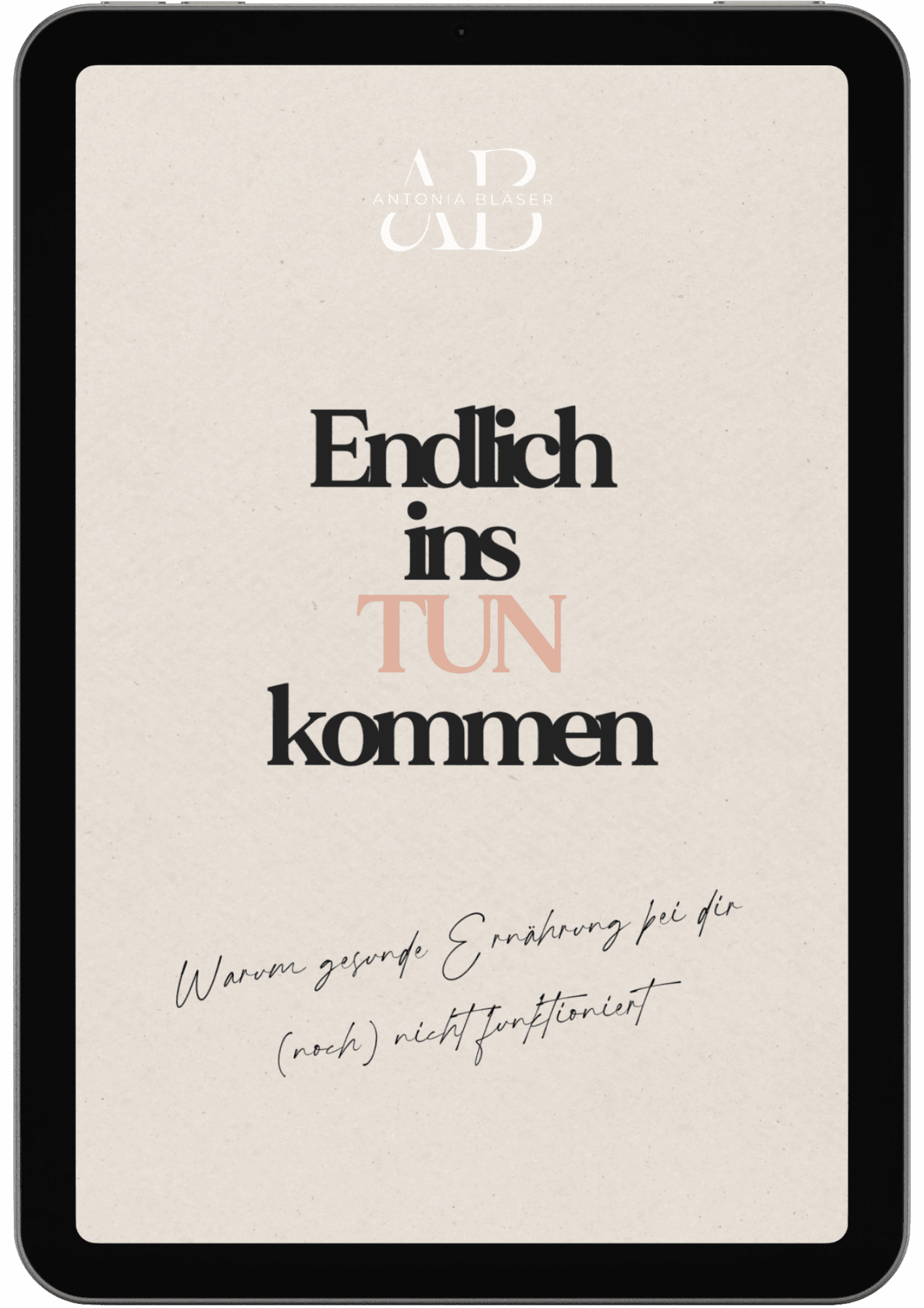 Mockup Freebie Endlich ins Tun kommen