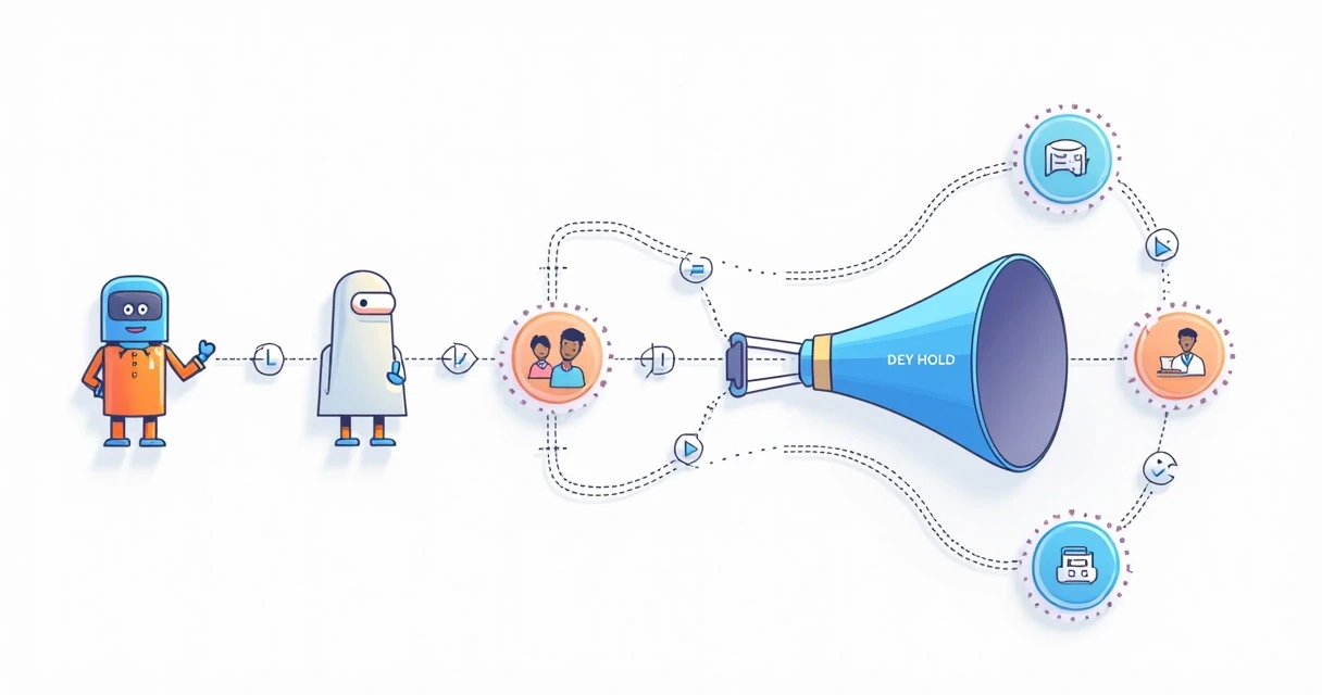 Fluxo visual da jornada do lead integrado via MCP 