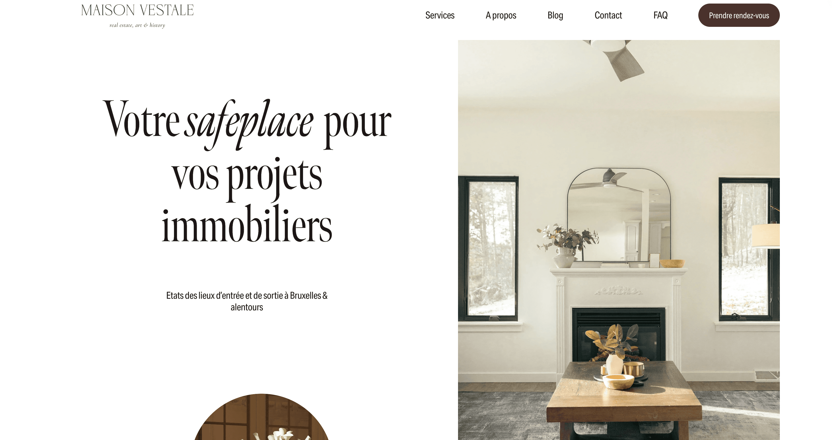 Maison Vestale - Homepage