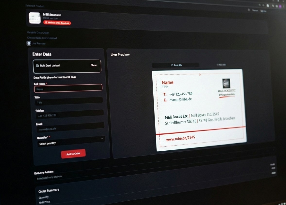 Visitenkarten leicht gemacht