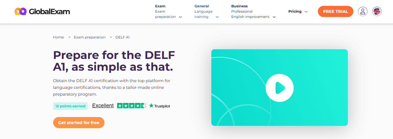 GlobalExam DELF Online Prep&nbsp;&nbsp;