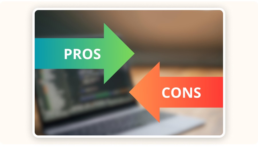Pros and cons illustration