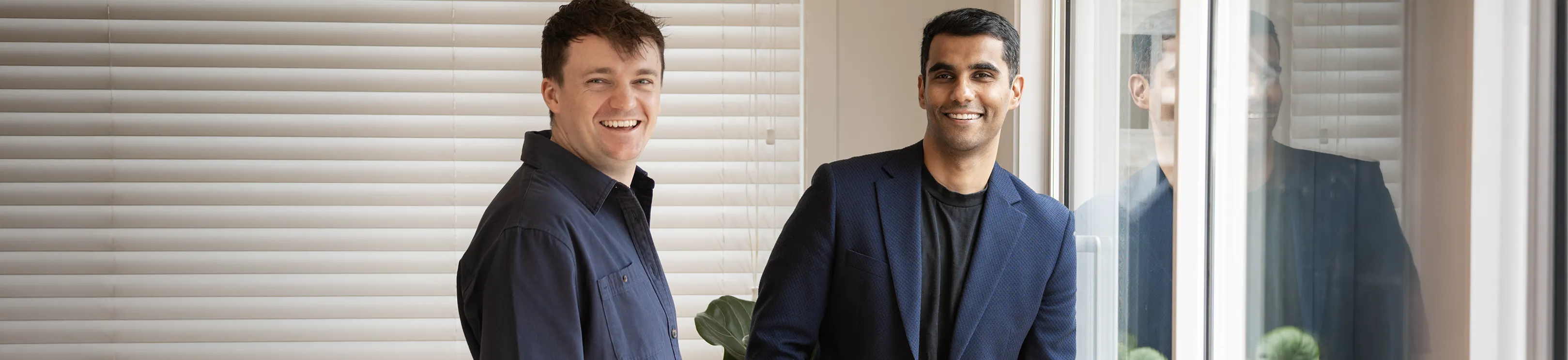 Project Fire Team photo of Ben Callister and Dushyant Parmer