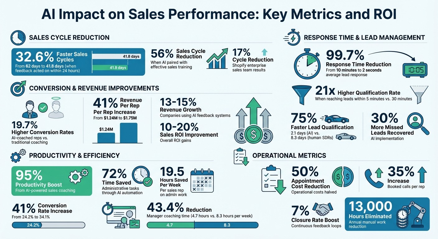 AI Impact on Sales Performance: Key Metrics and ROI Statistics