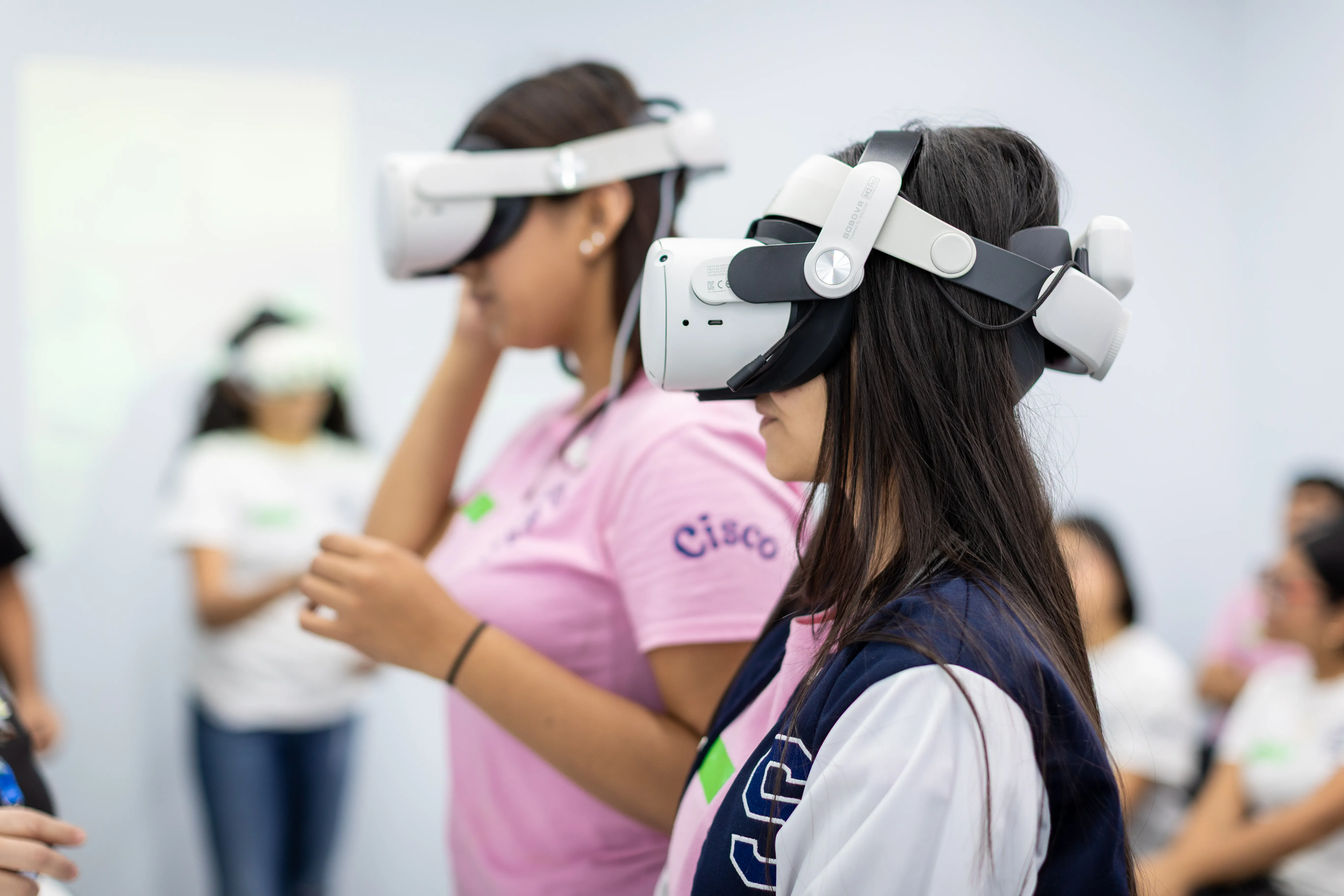 Young girl with backpack walks on dirt path