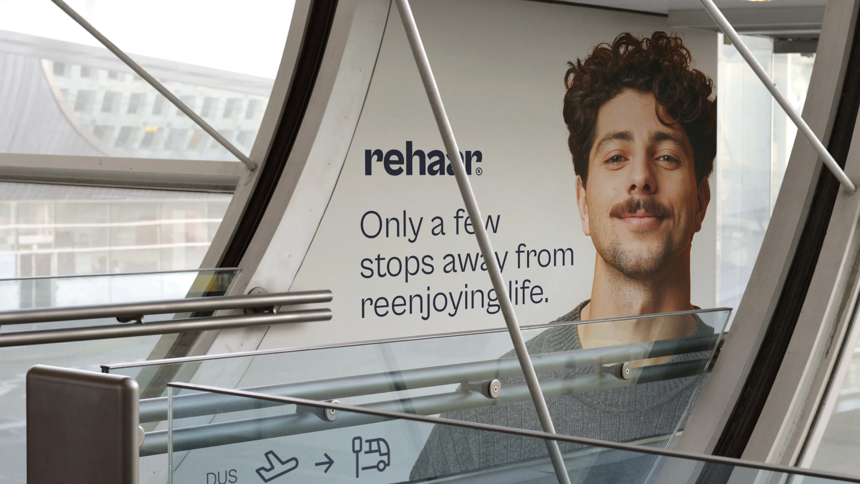Poster at the airport