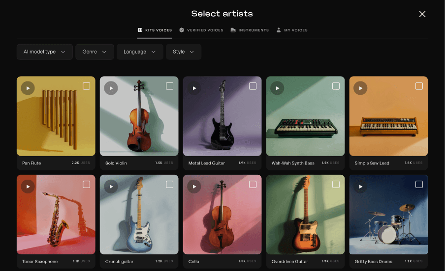 Instrumentos de IA