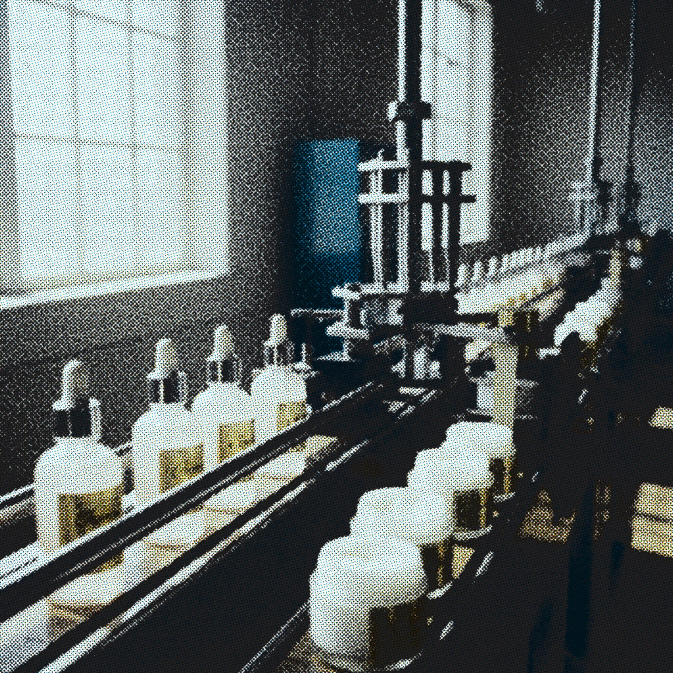 Abstract blue texture representing data-driven agility and AI innovation helping manufacturers overcome supply chain bottlenecks.