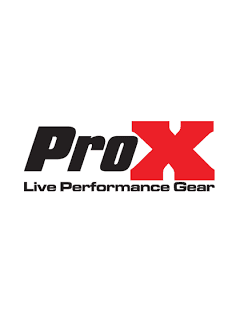 ProX Live Performance Gear  AV Logo - Red, Black and White