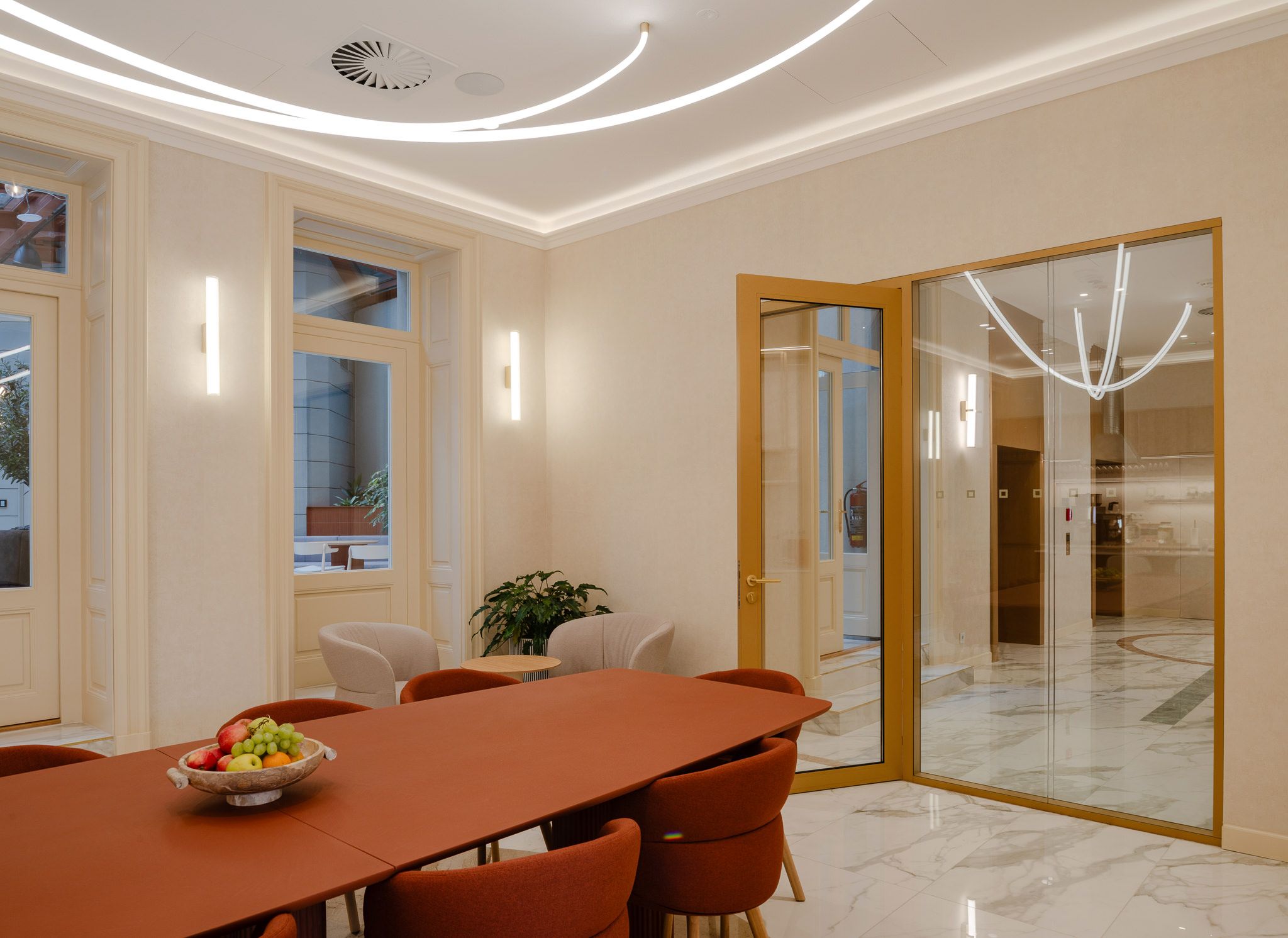 Scott Weber kanceláře – kuchyňka