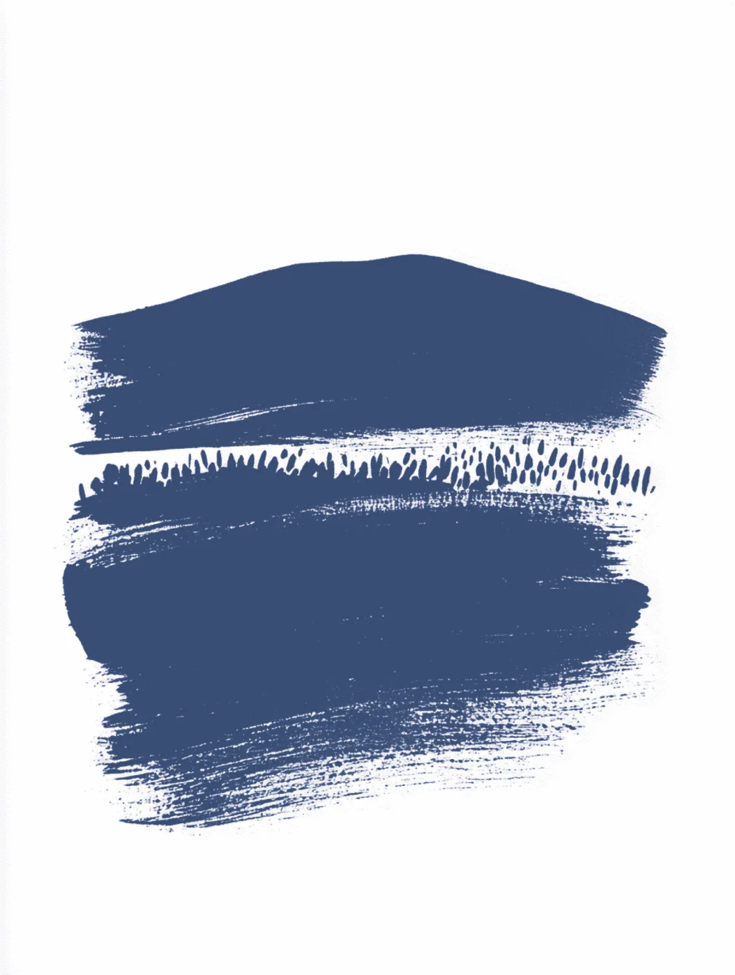 Blue brush stroke illustration