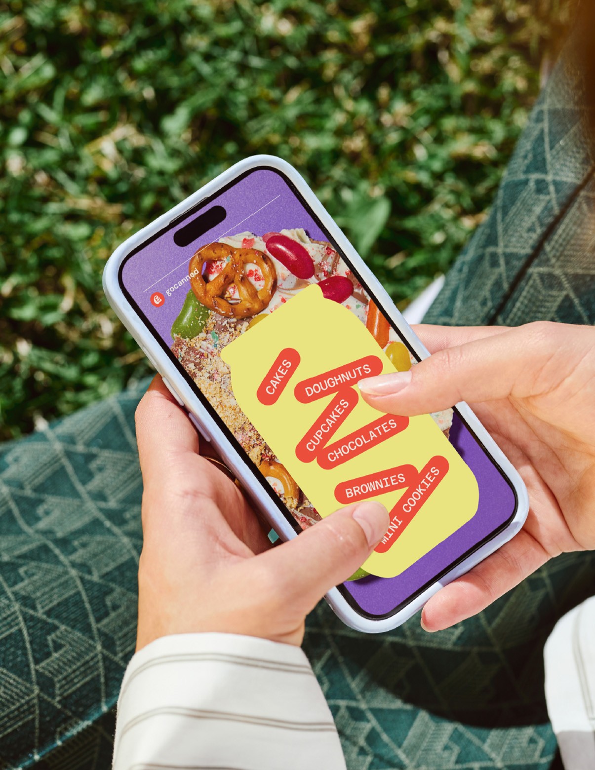 bright social media post for sweets brand