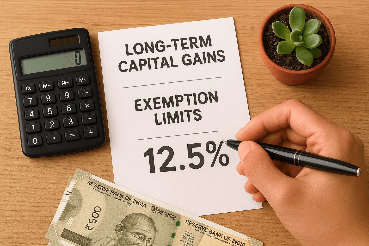 Long-term capital gains and exemption limits