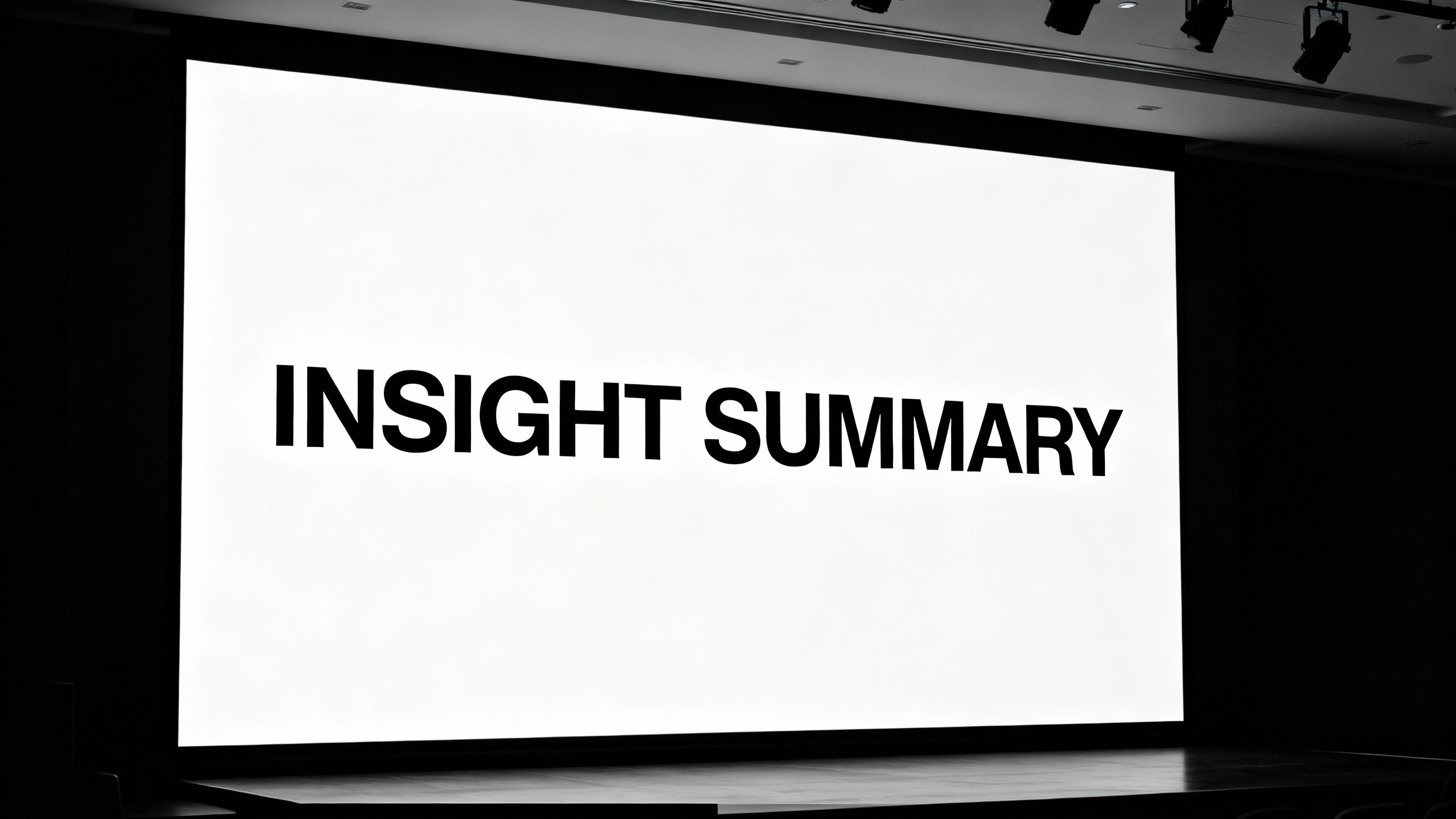 Key Insights Summary