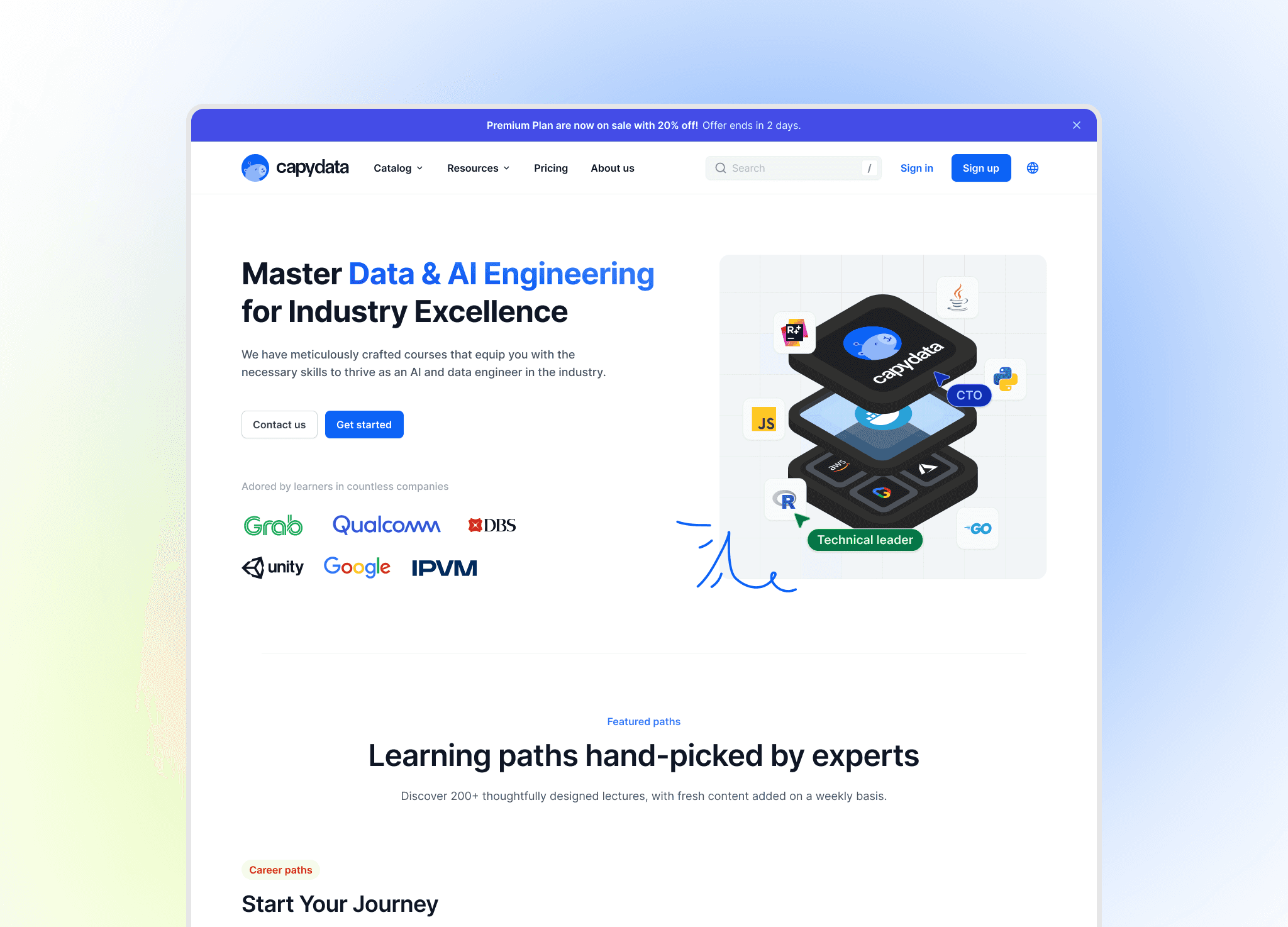 A desktop displaying e-learning platform