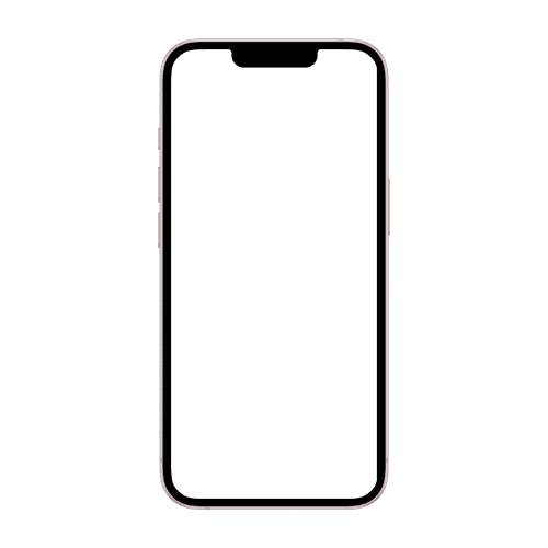 iPhone 17e pink mockup front