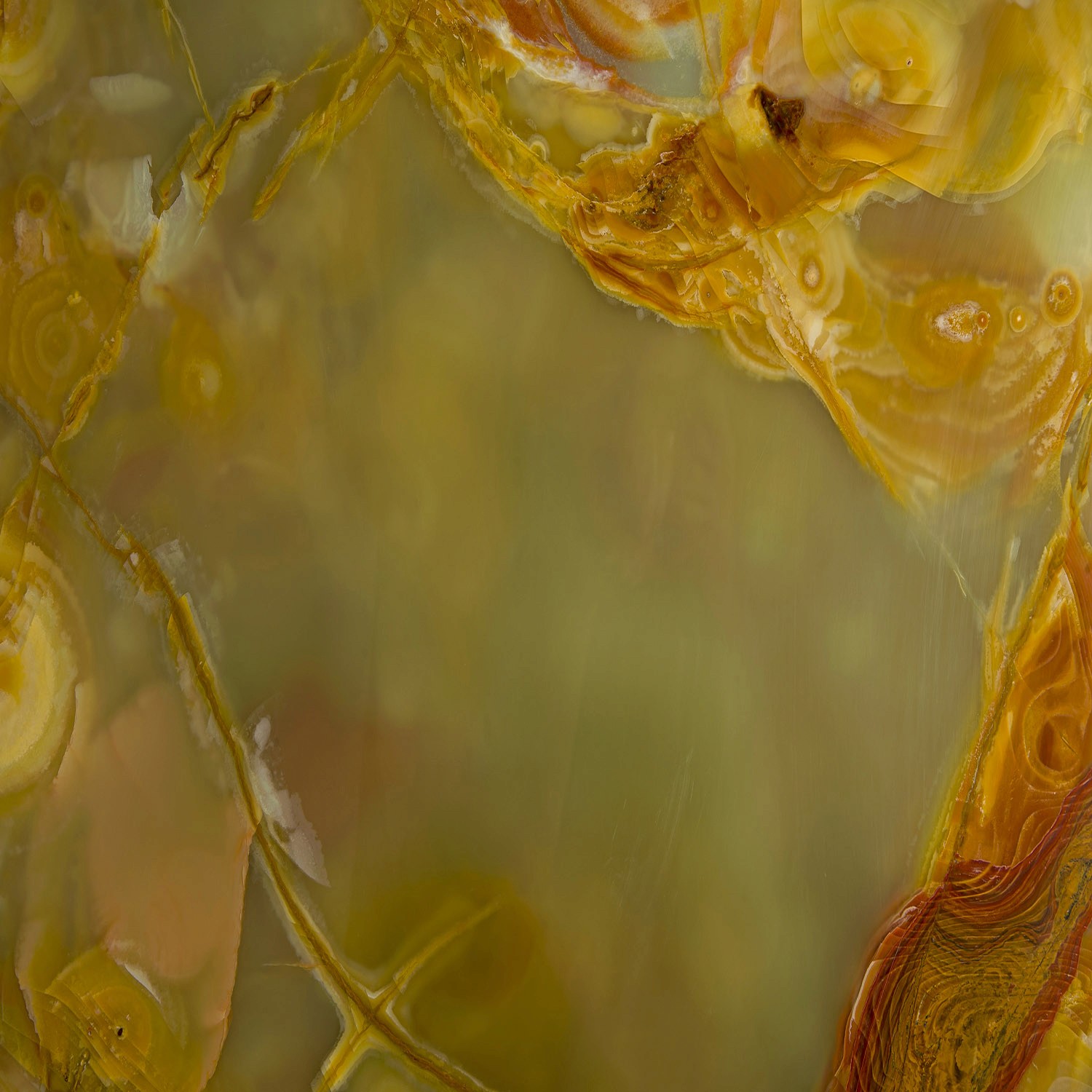 Persia Green Onyx green-yellow veining