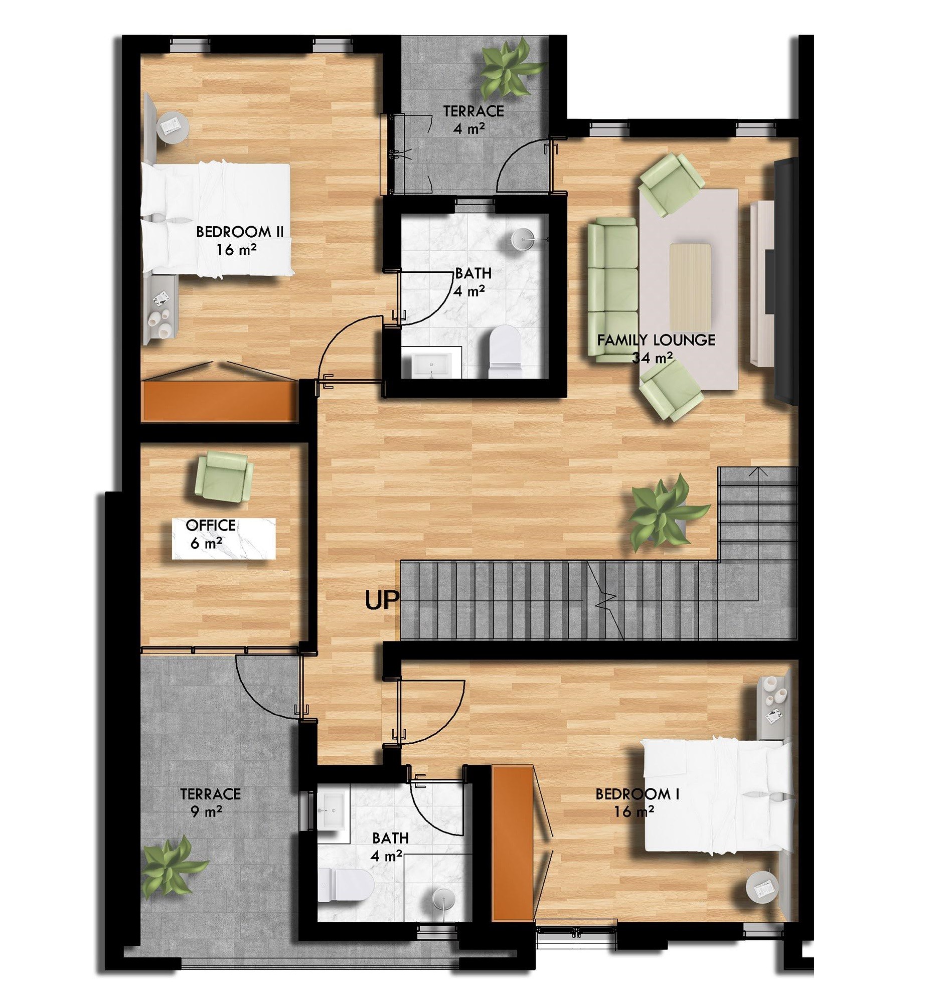 3D rendering of a proposed commercial complex