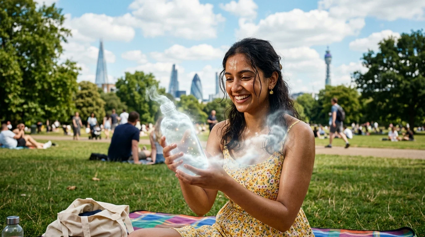 South Asian women using ethnic products during british summer
