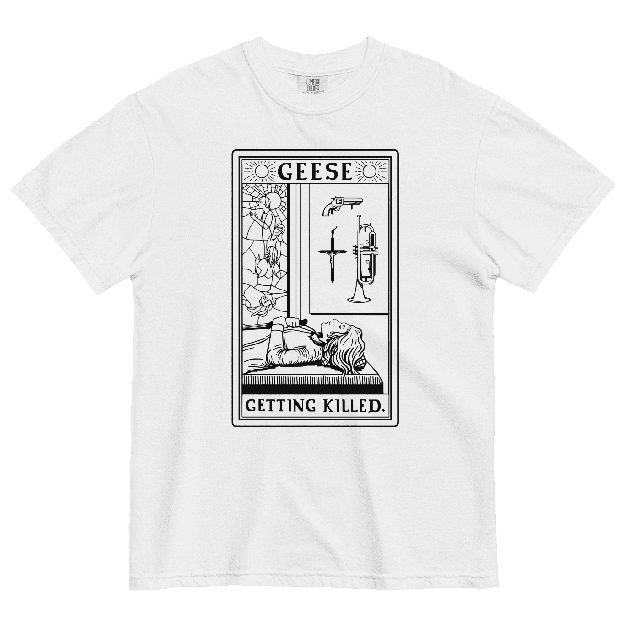 A black and white photo of Russ Tannen