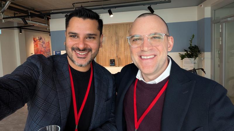 Tushar Vashisht (left), CEO of Healthify and Noah Kotlove (right) CEO of Berry Street
