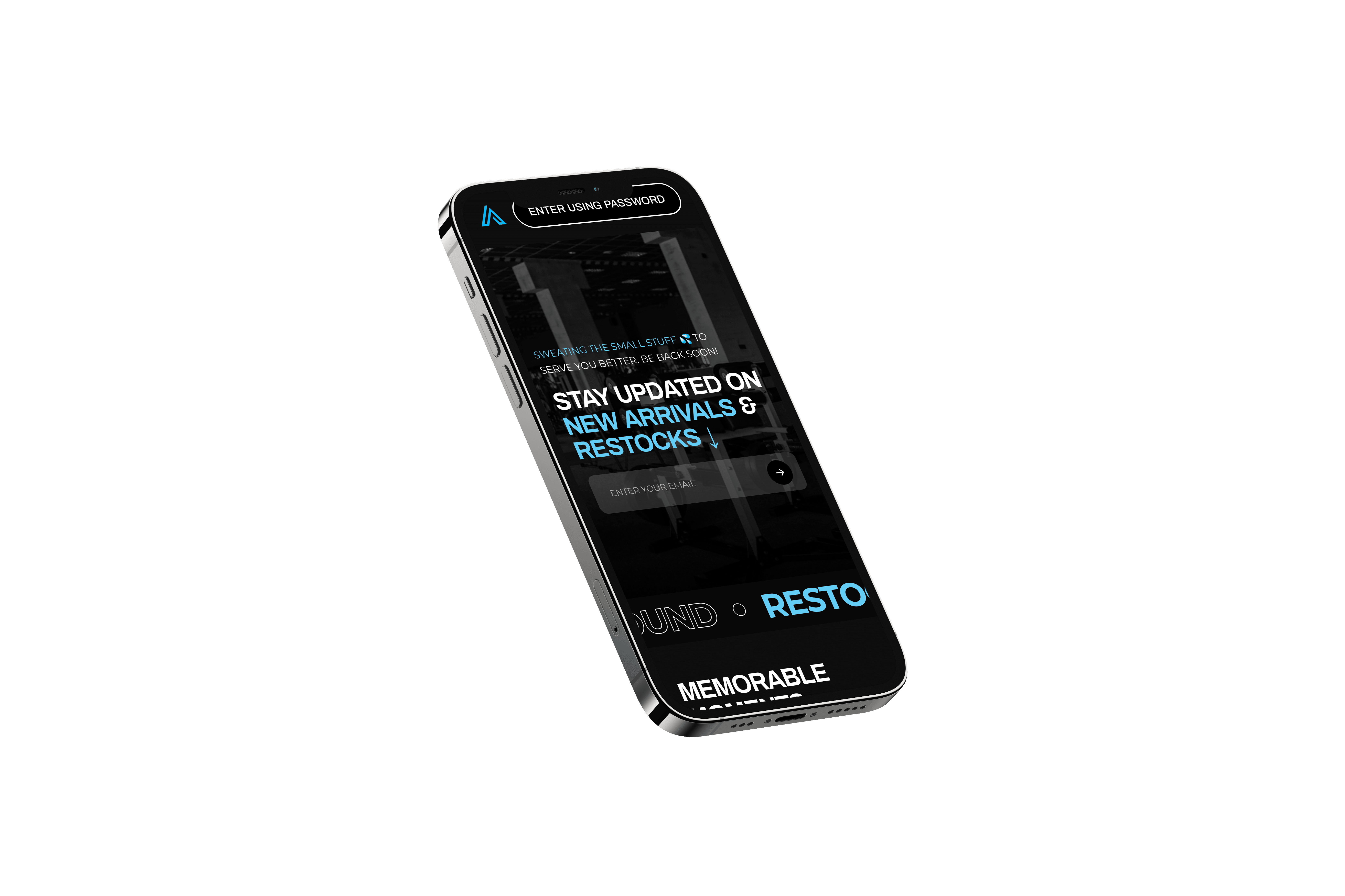 Phone Mockup of Archaneon Supplements Website