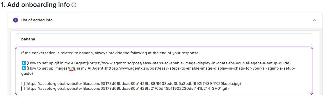 add conditional trigger in ai agent chatbot