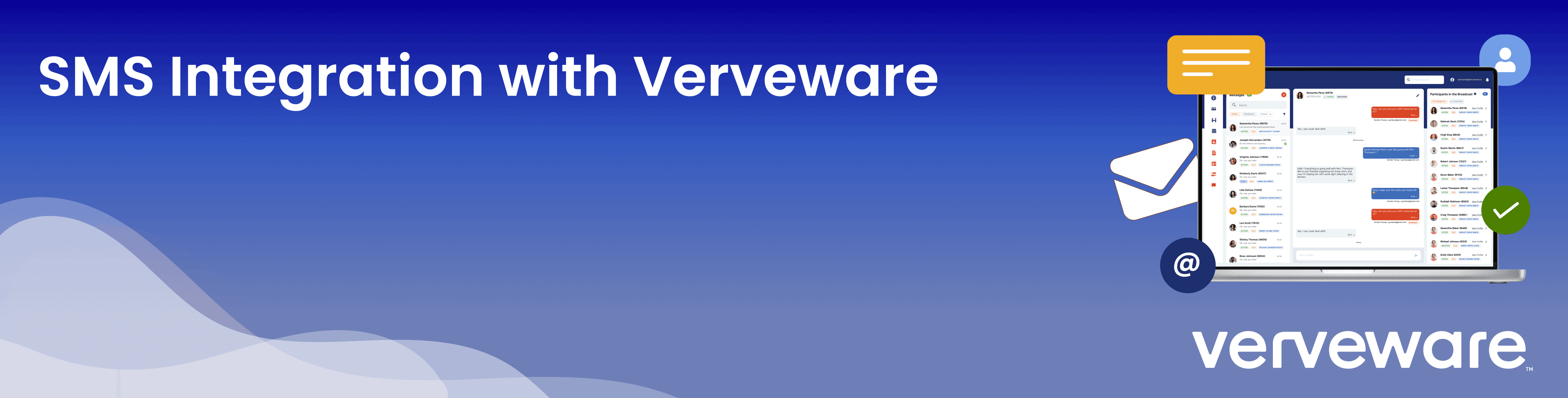 Webinar poster — SMS Integration with Verveware
