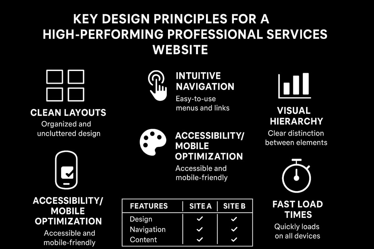 Essential Design Principles for High-Performing Professional Services Websites