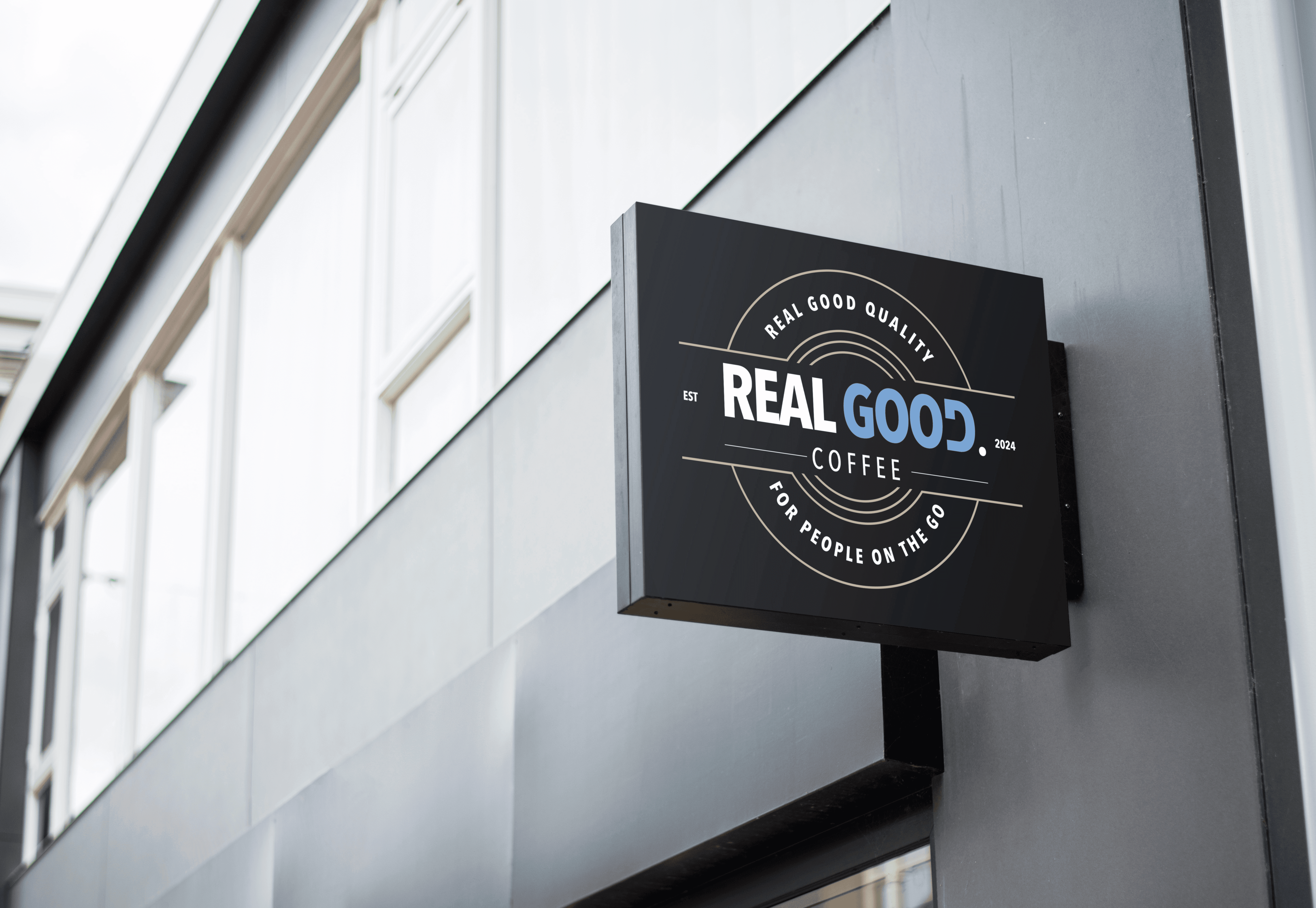 Real Good Coffee Cardiff Store Sign