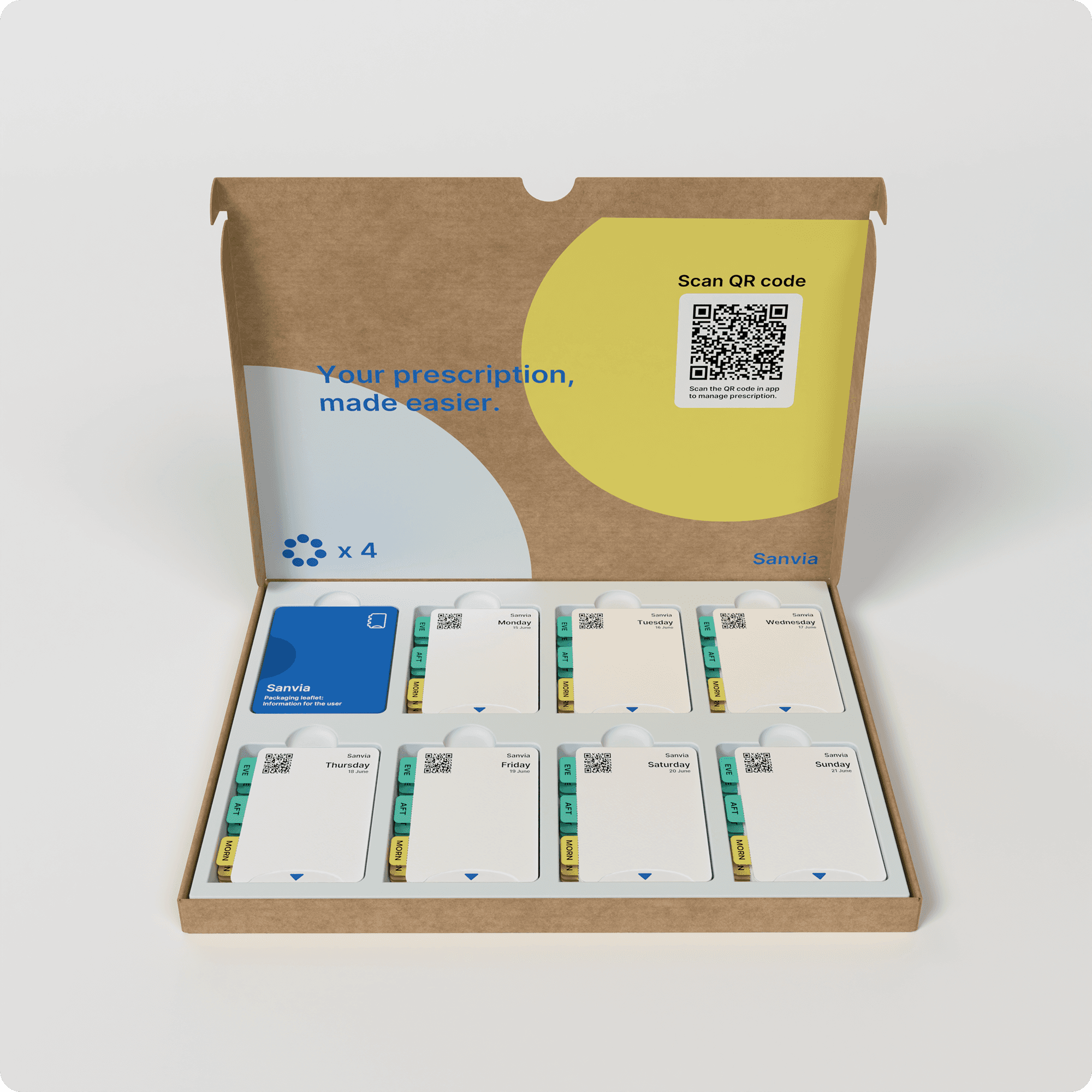 Front shot of letterbox friendly box.