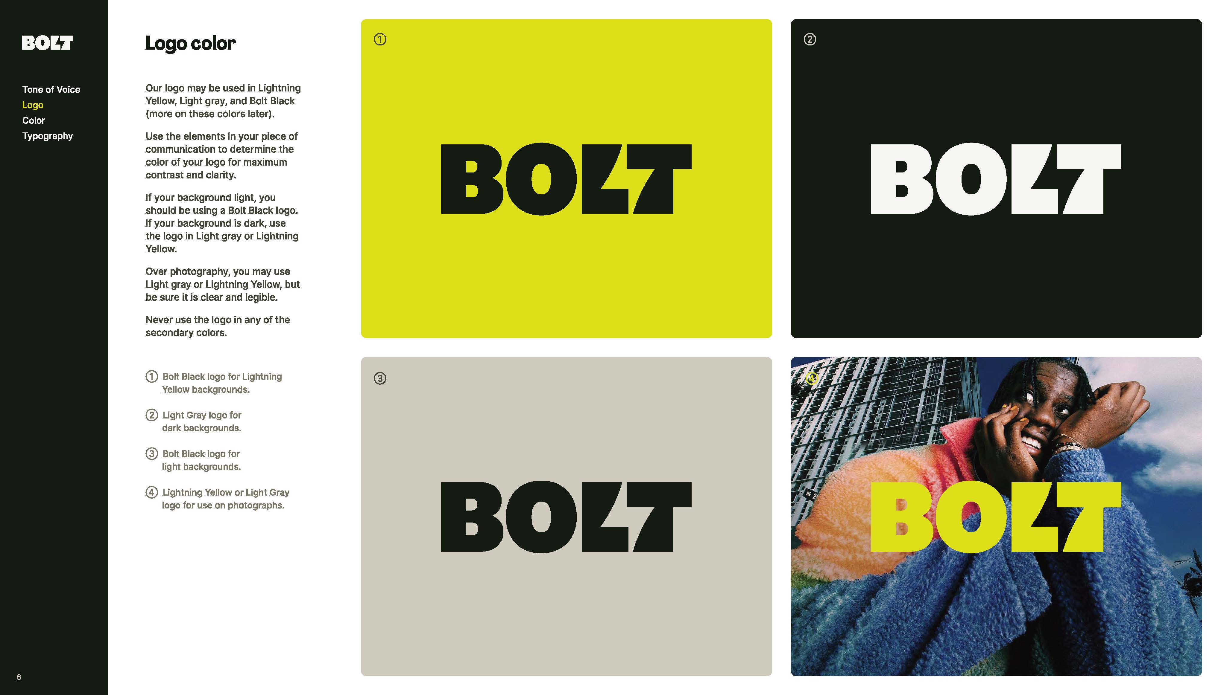 BOLT visual identity, visual 3