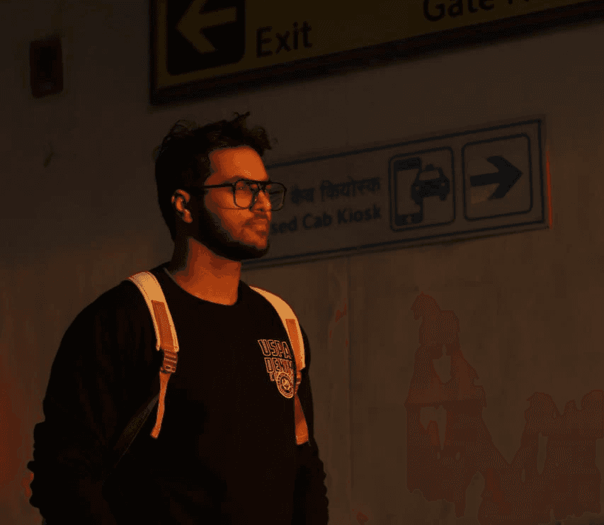 Woman with color palette