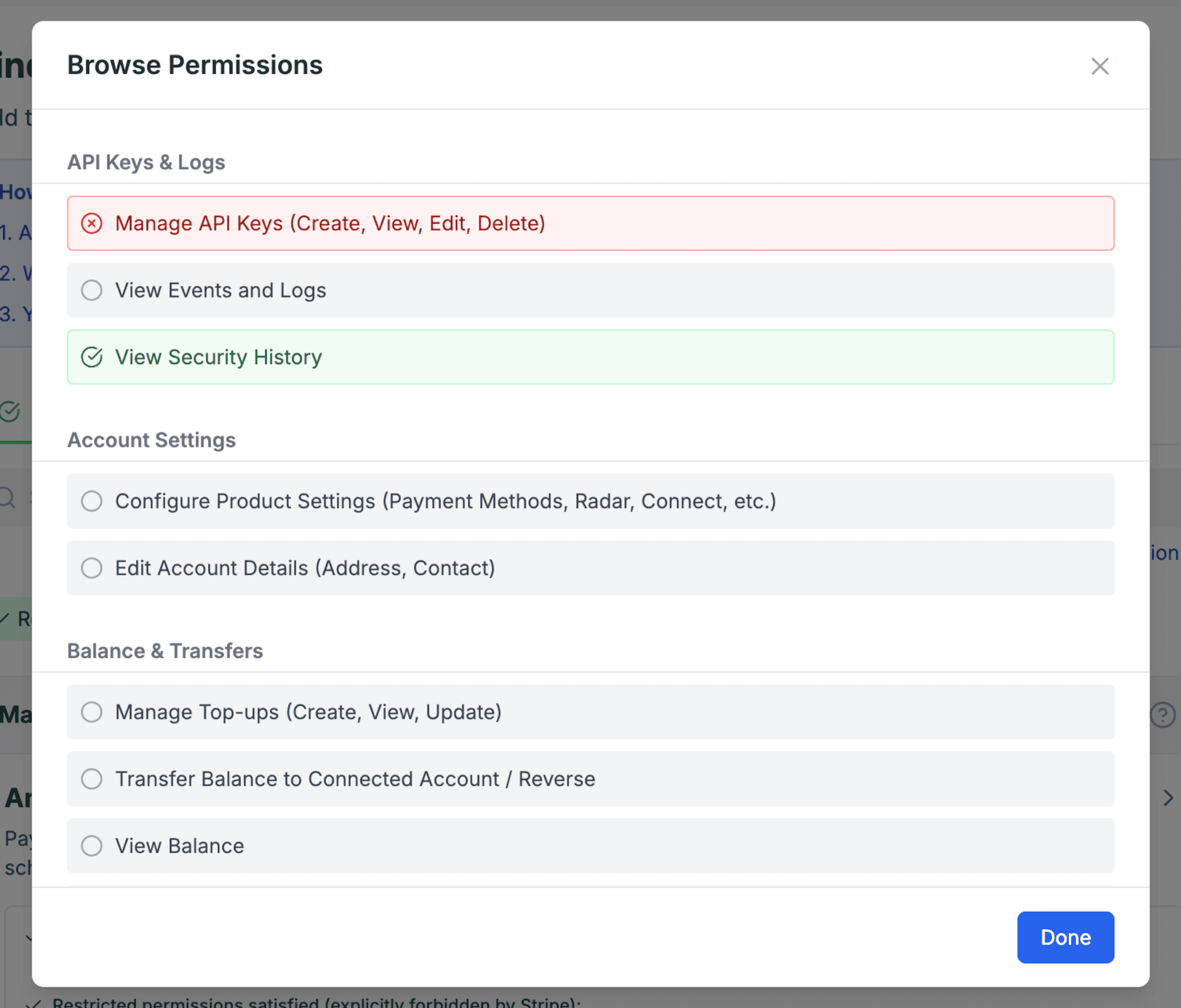 browsable permissions
