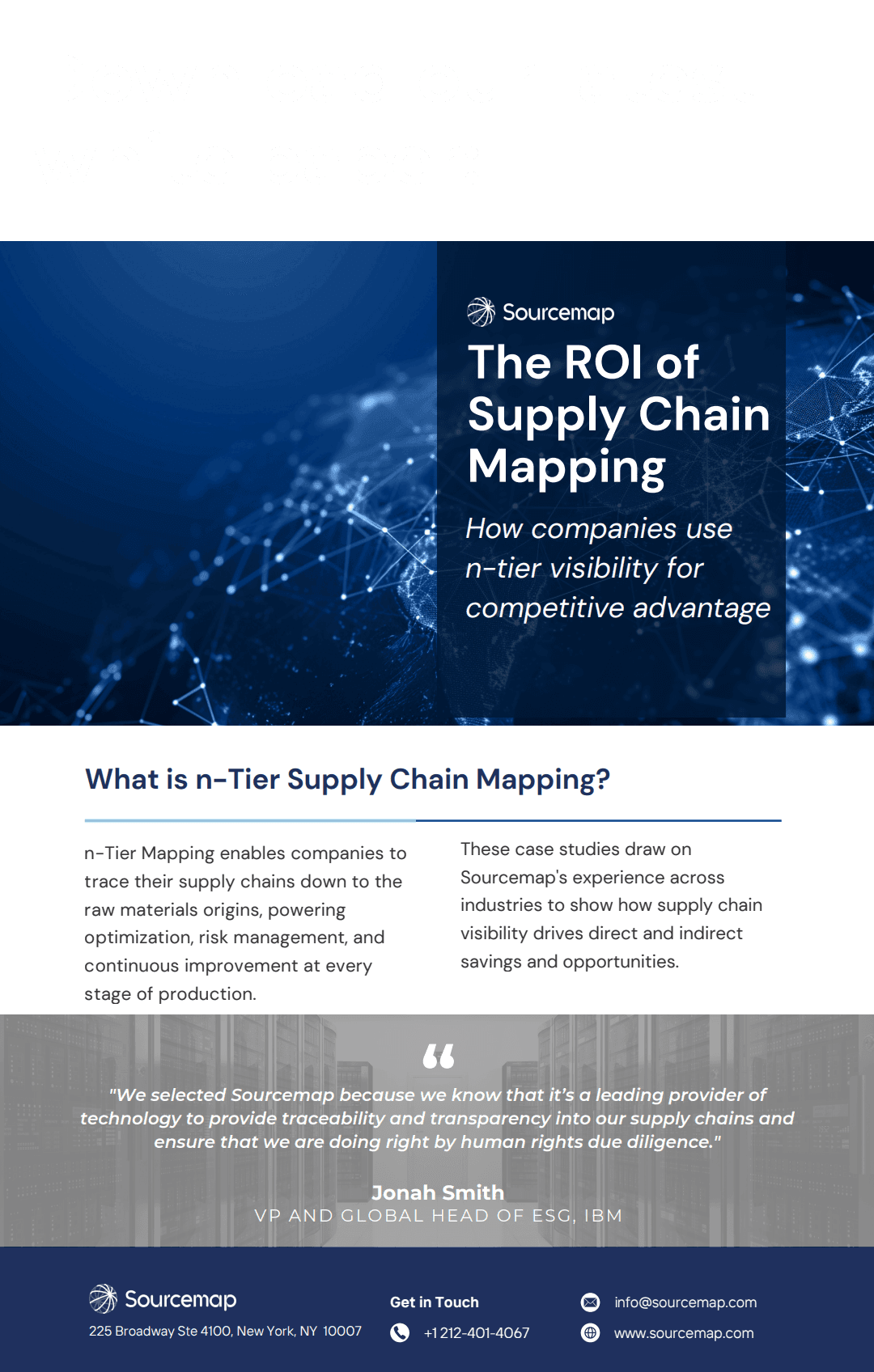 ROI of Supply Chain Mapping eBook