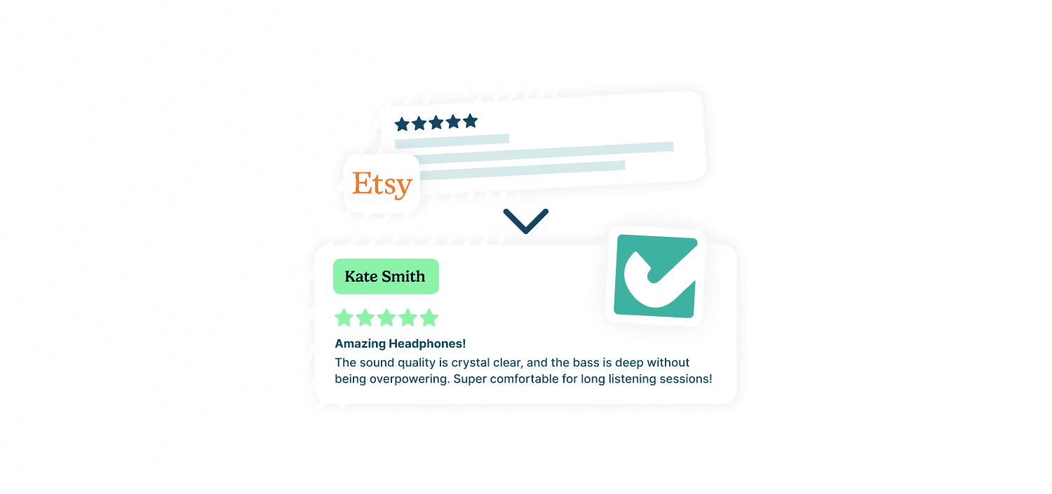 sync etsy reviewer names