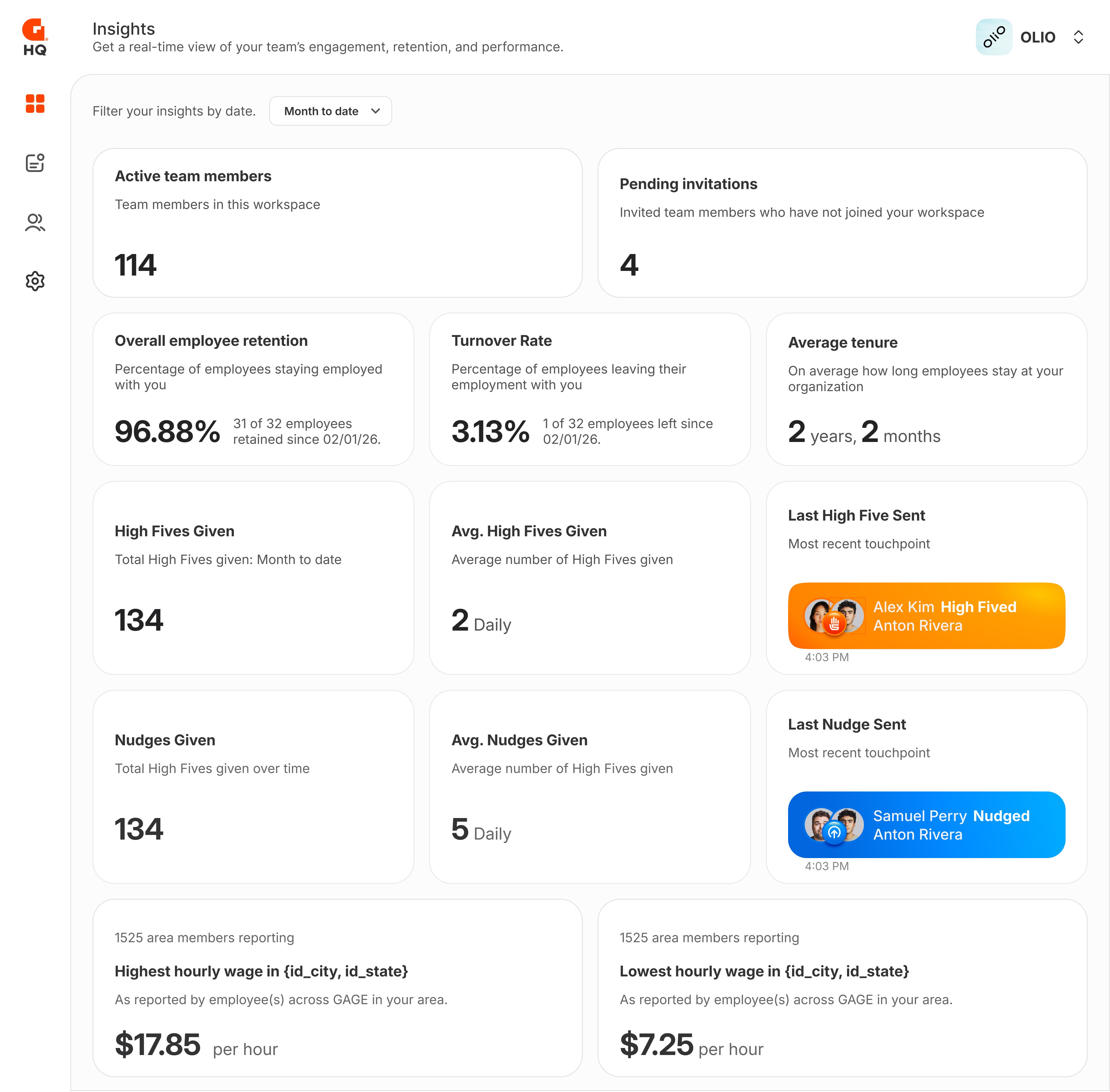 Business dashboard showing revenue, deals, customer list, growth chart, and new activity. 