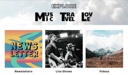 Custom Website Images Design By Moores Designs - Servicing Northwest Arkansas Businesses Music travel Love