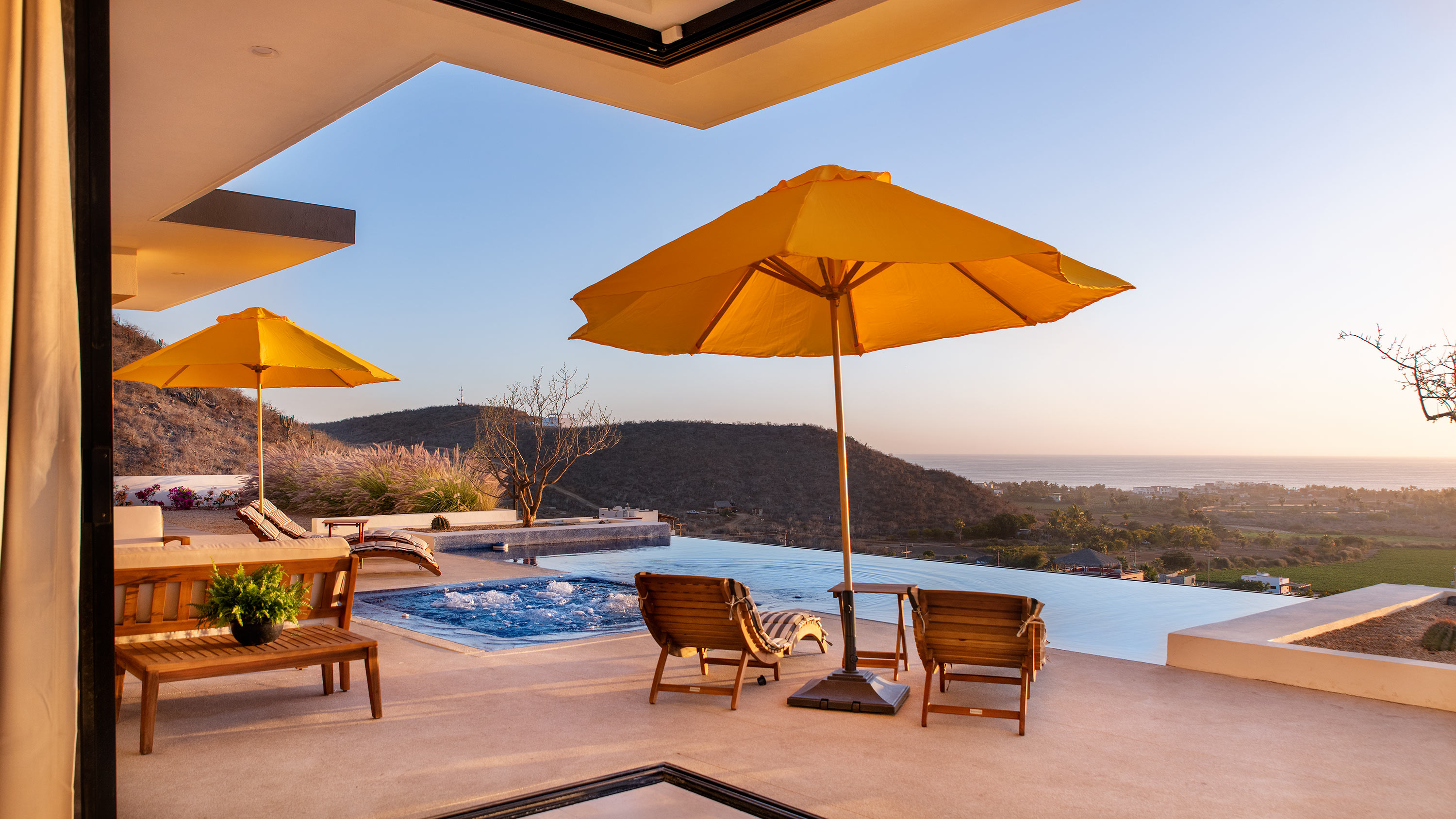 Pool from Bedroom