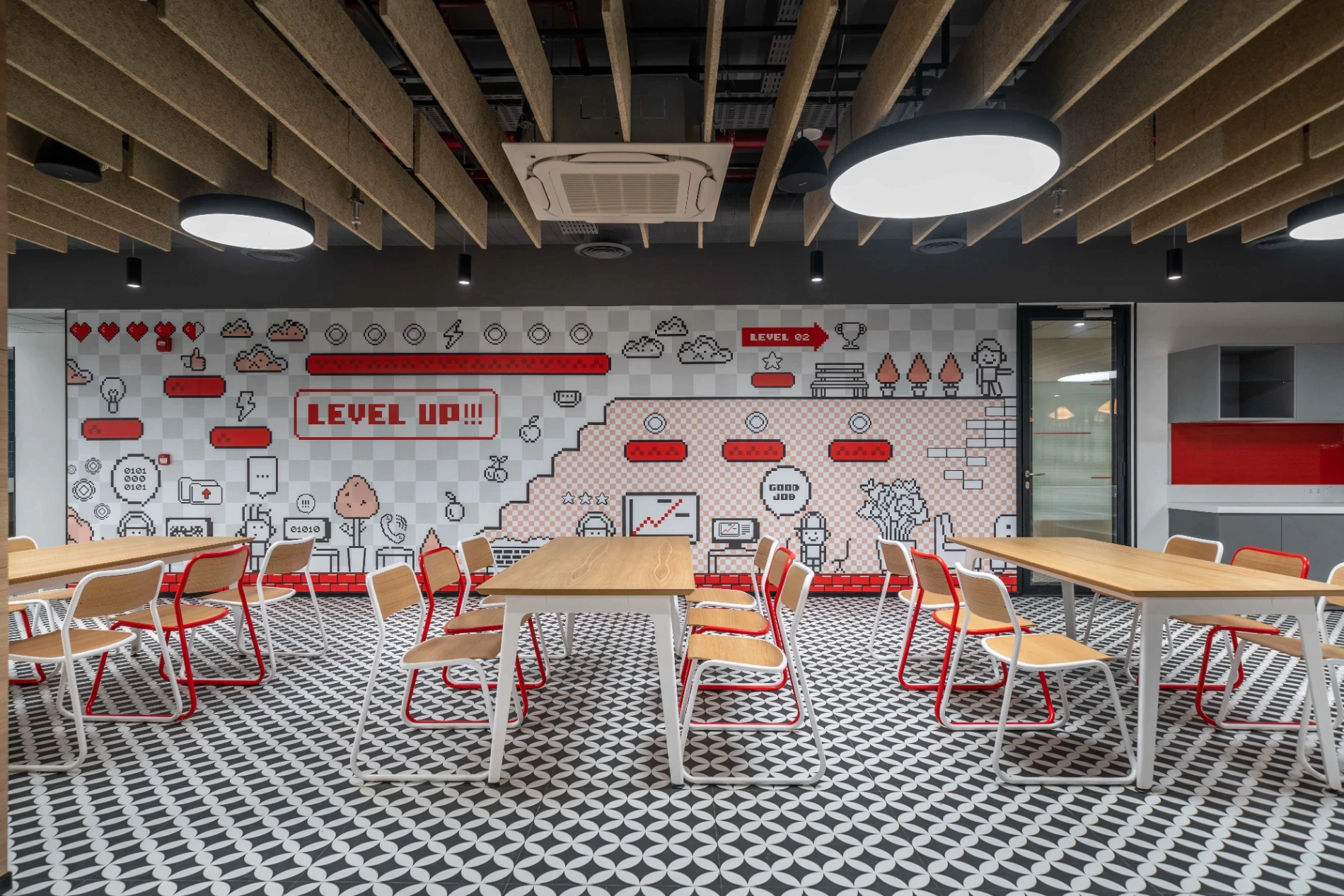 Cafeteria designed for people 