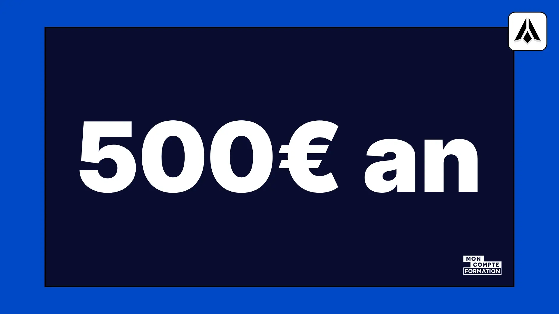 La règle des 500 euros par an - Digit Formations