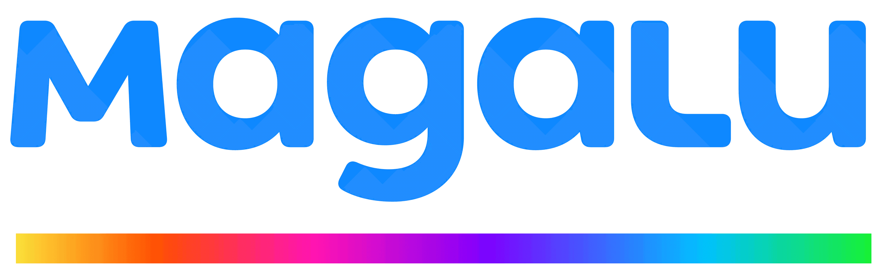 Logo da Magalu – loja parceira Livelo e Esfera para acúmulo de pontos