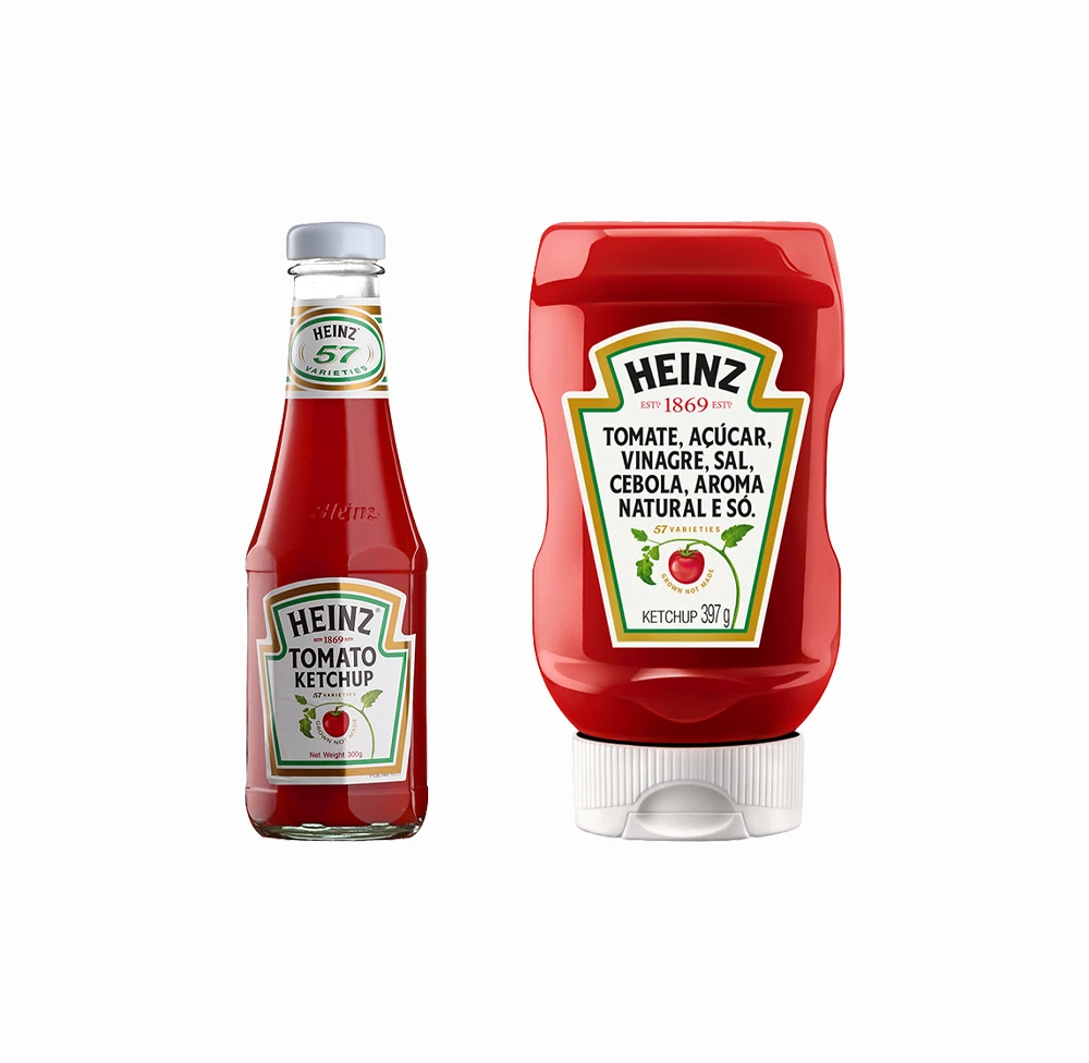 ჰეინცის ბრენდის ორი კეჩუპი რომელიც კარგად ასახავს UI-ს და UX-ს შორის განსხვავებას