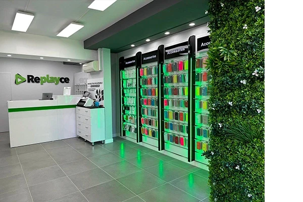 intérieur boutique replayce