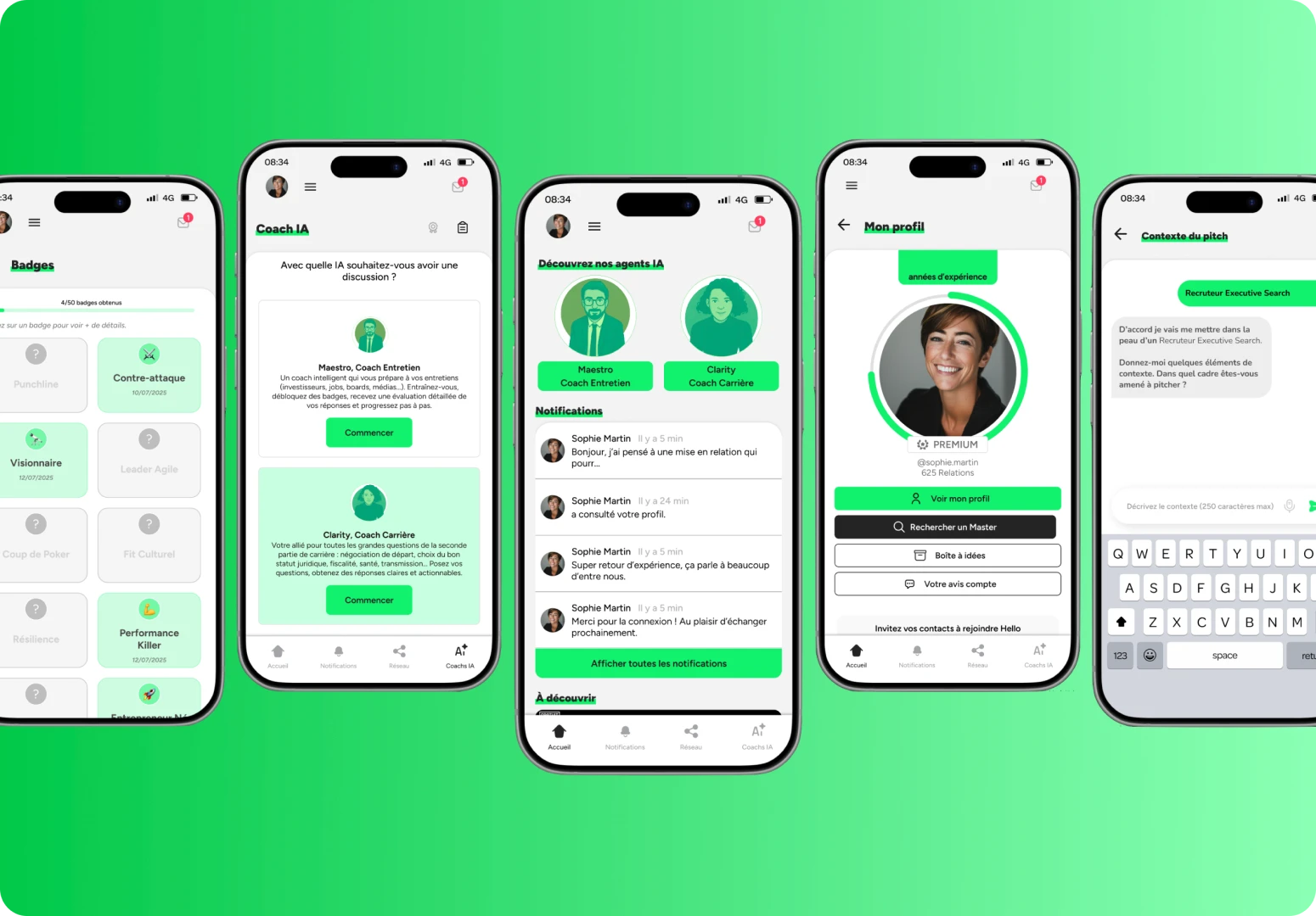 Design de l'application mobile HelloMasters+