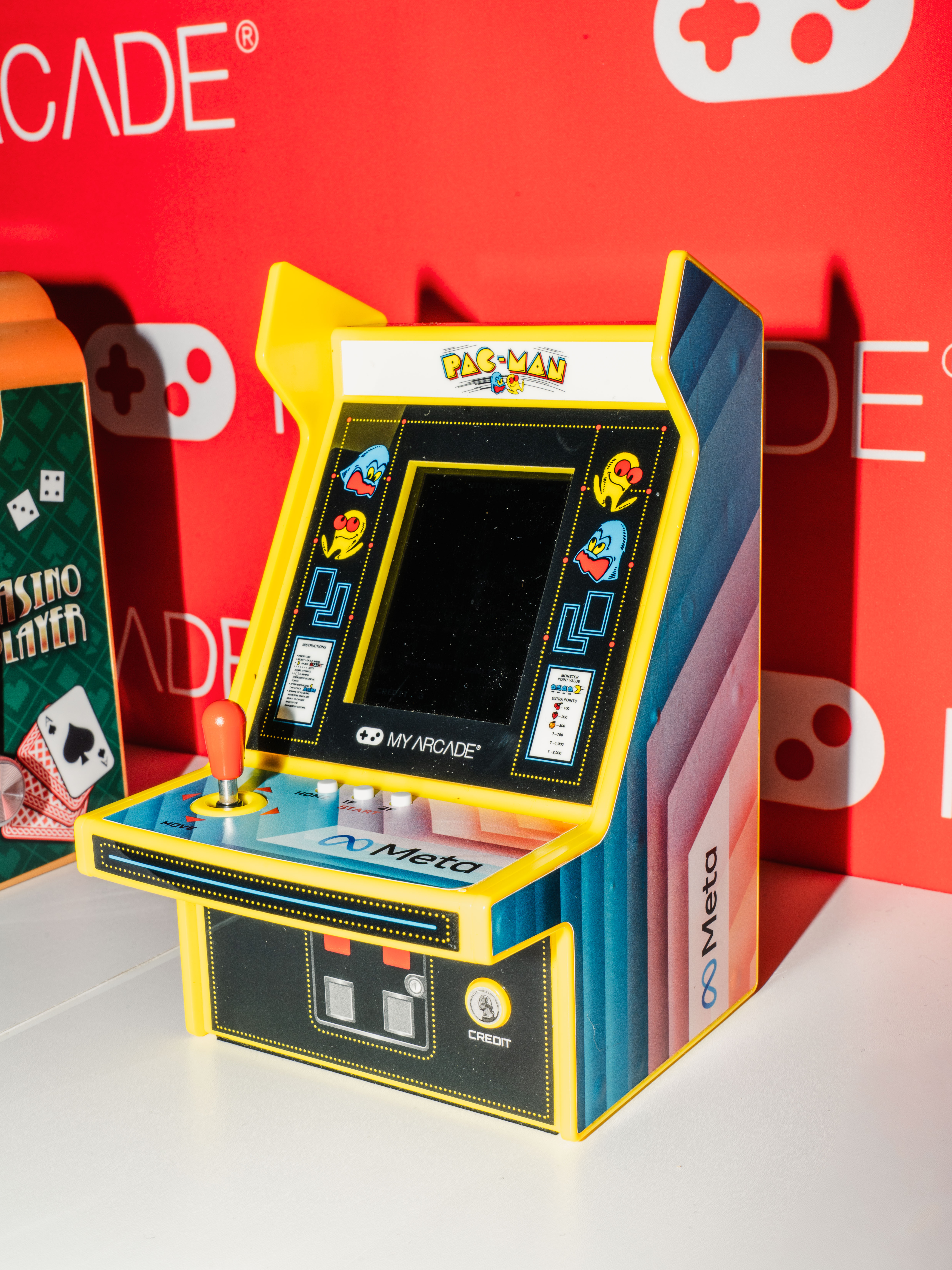 Mini vintage pacman arcade game.