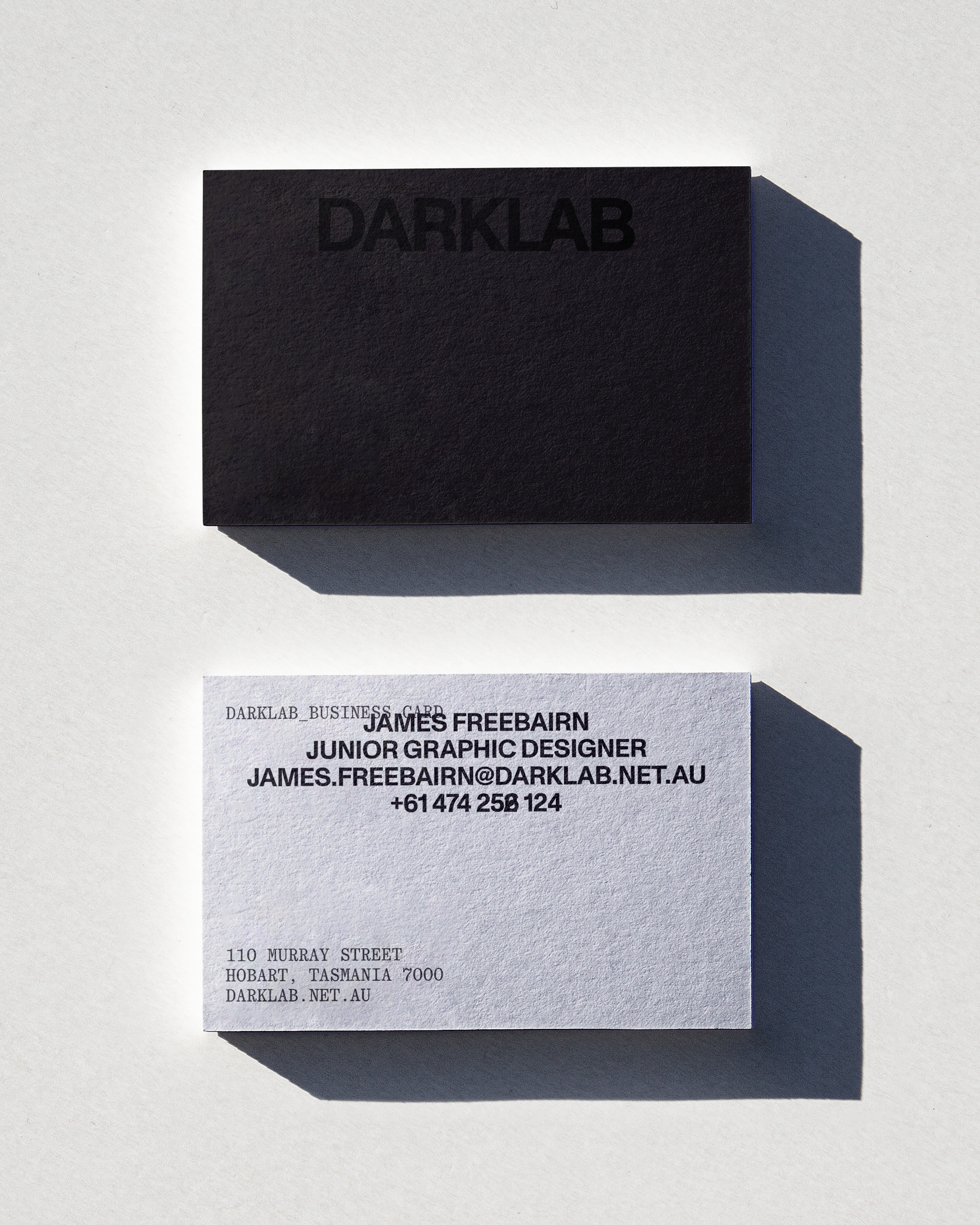 DarkLab Business Card Design
