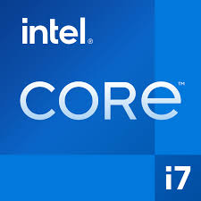 Intel Core i7 logo in a vibrant blue background, representing a high-performance processor ideal for gaming PC builds, professional computing, and advanced multitasking needs. Suitable for best PC gaming setups and top-tier configurations.