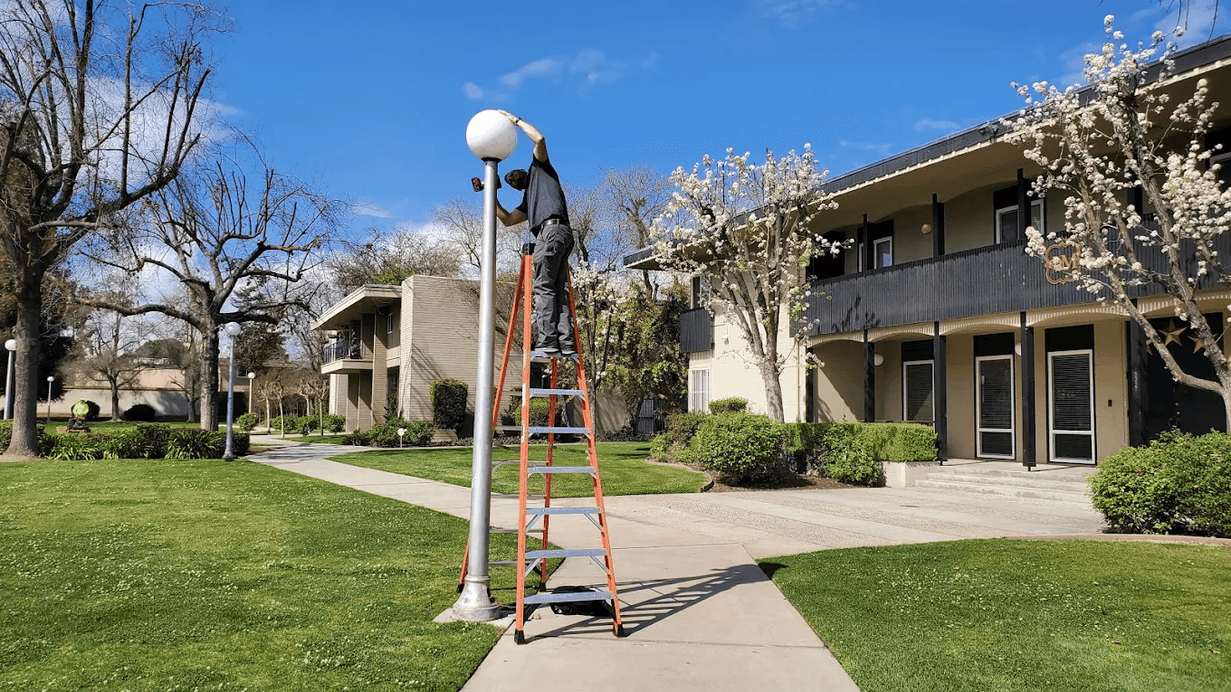 Out door lighting installation