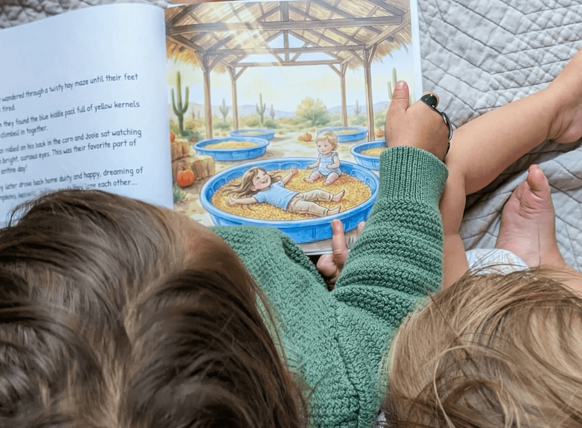 Close-up of a dark green leaf showing its textured surface and central vein against a muted background.